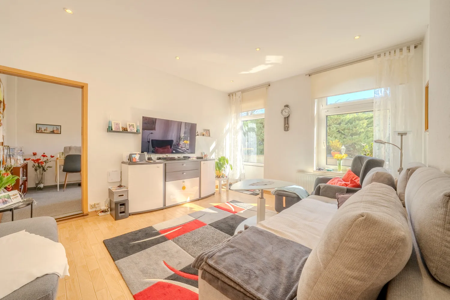 Wohnzimmer im Erdgeschoss