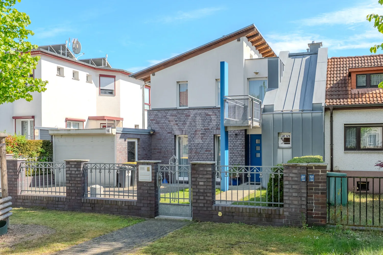 Nordansicht des Hauses