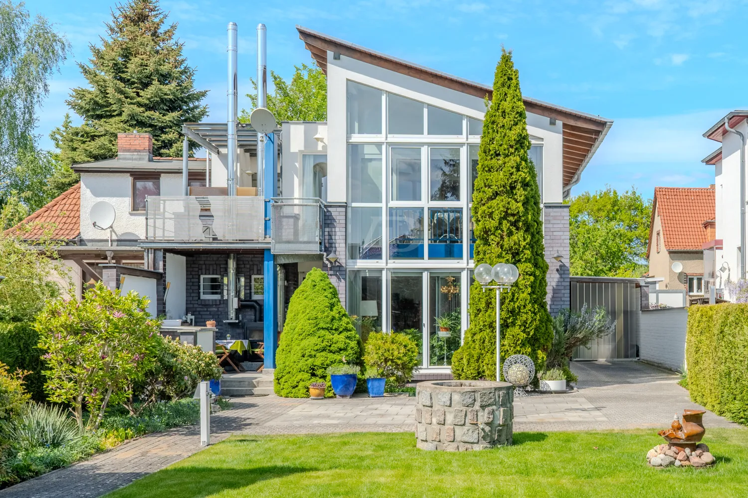 Südansicht des Hauses