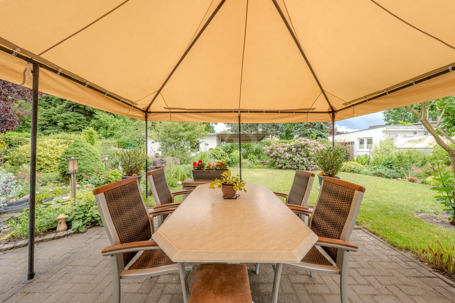 Sitzplatz im Garten