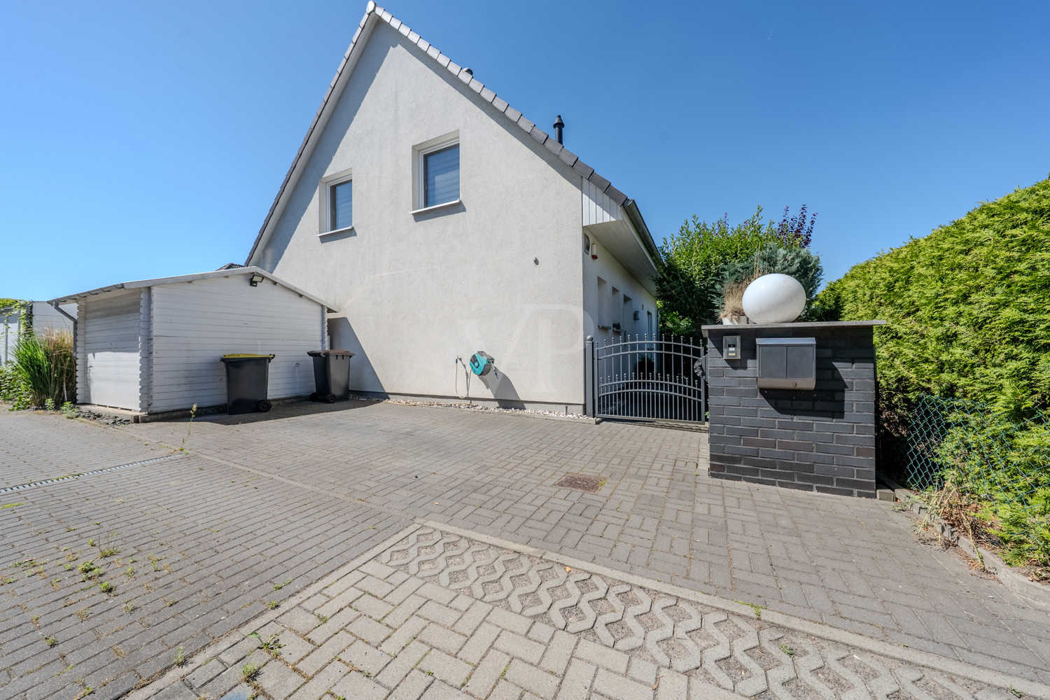 Ostansicht des Hauses