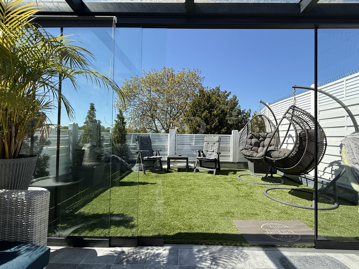 Zugang zur Dachterrasse