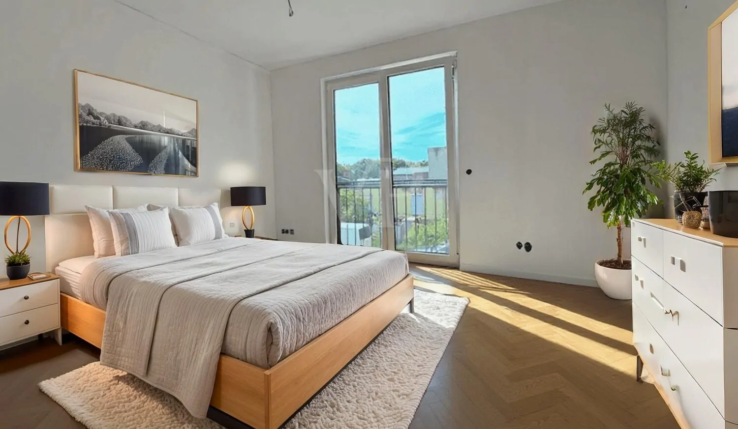 Schlafzimmer KI generiert