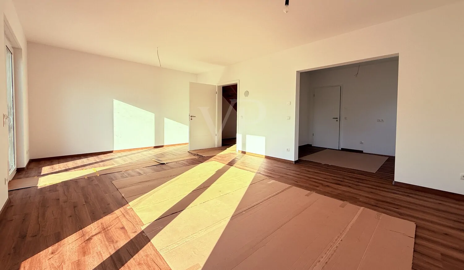 Wohnzimmer Blick zur Küche