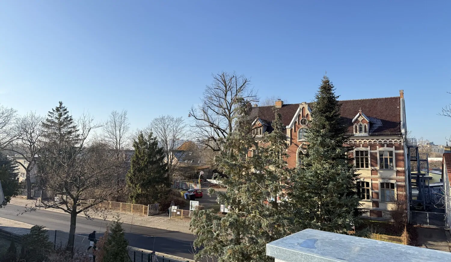 Blick von der Dachterrasse