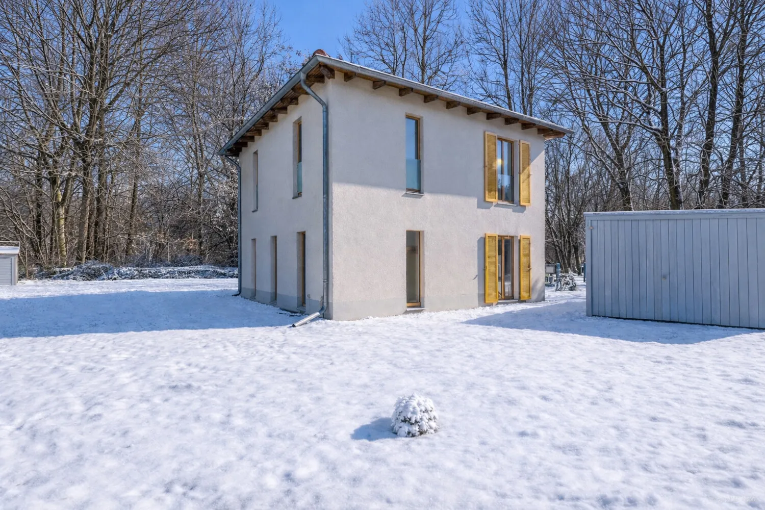 Garten im Winter (KI)