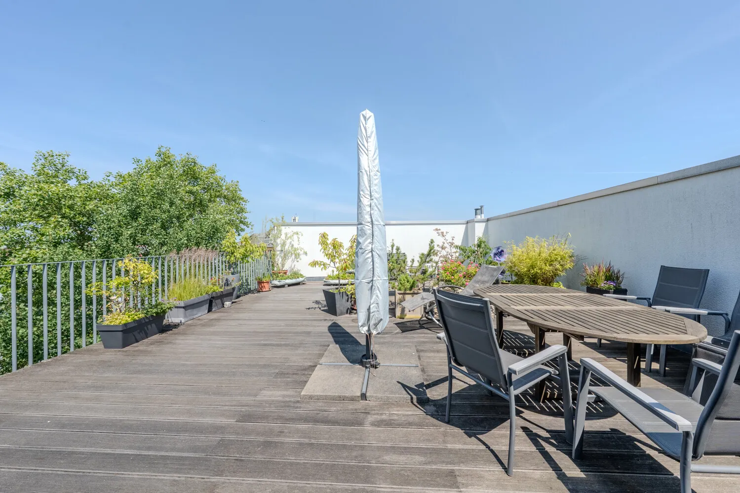 gemeinschaftliche Dachterrasse
