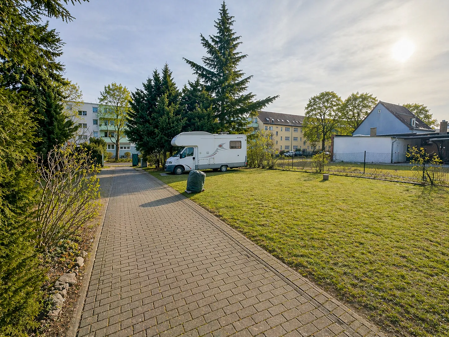 seitliche Perspektive
