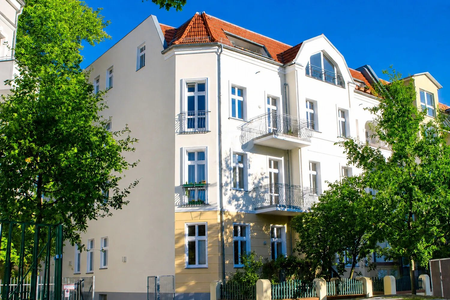 Ansicht des Wohnhauses