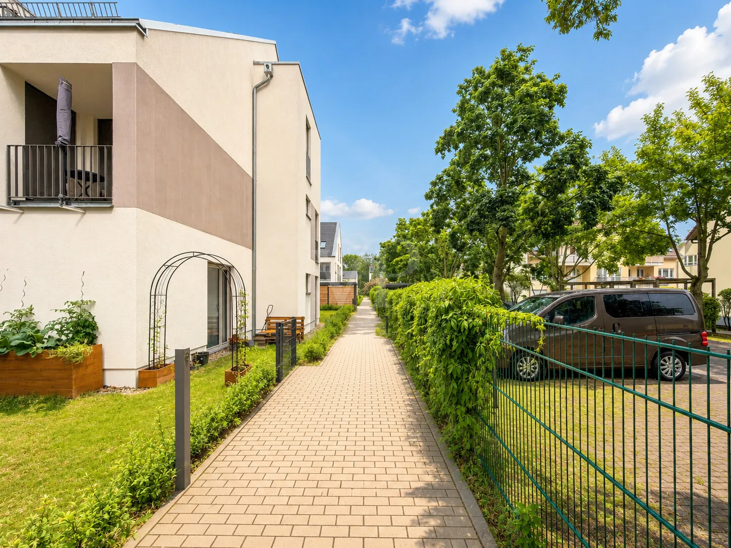 Weg zum Müllplatz