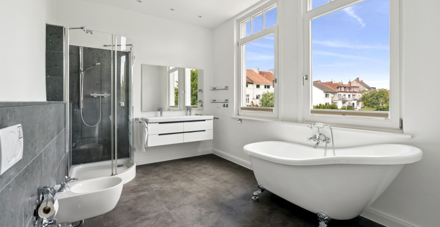 Badezimmer im Obergeschoss