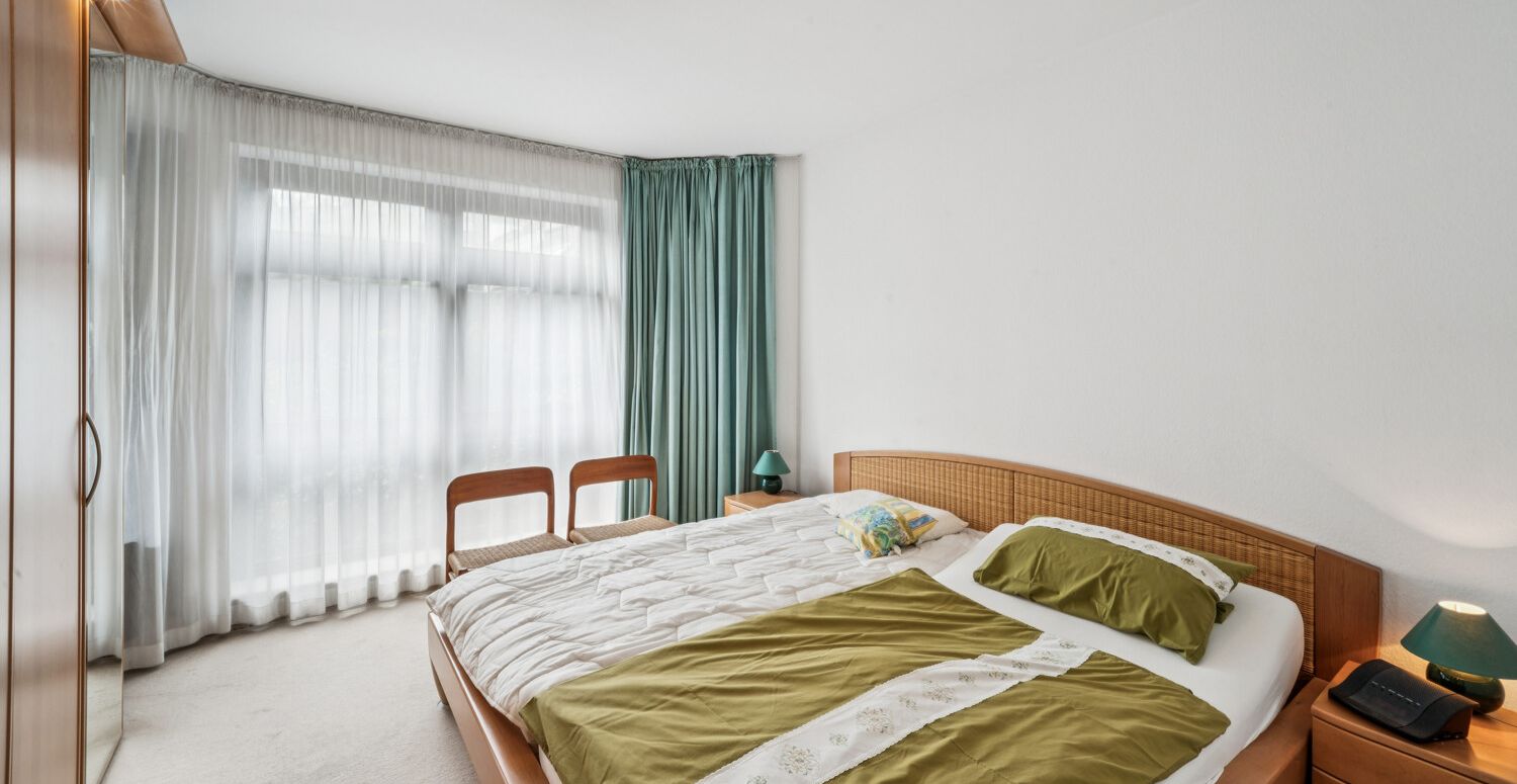 Schlafzimmer mit Balkon