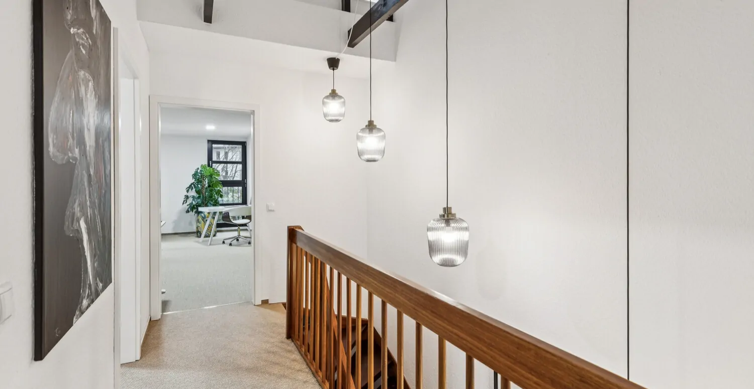 Schöner Flur im Obergeschoss