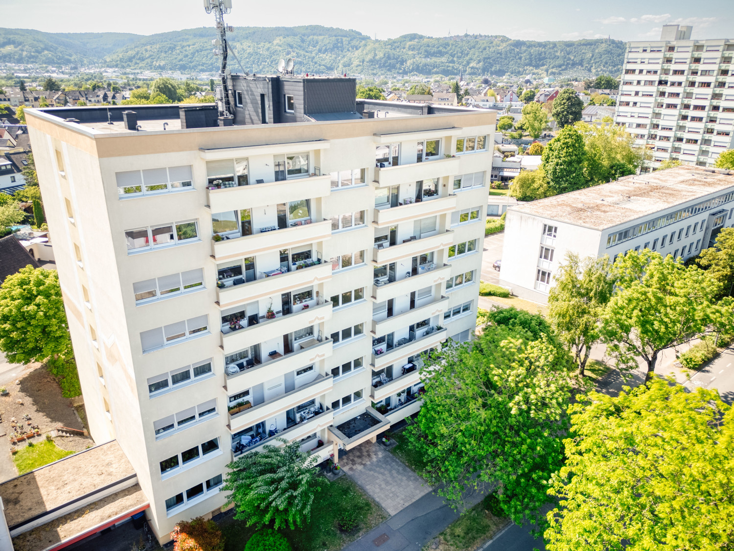Ansicht mit Ausblick