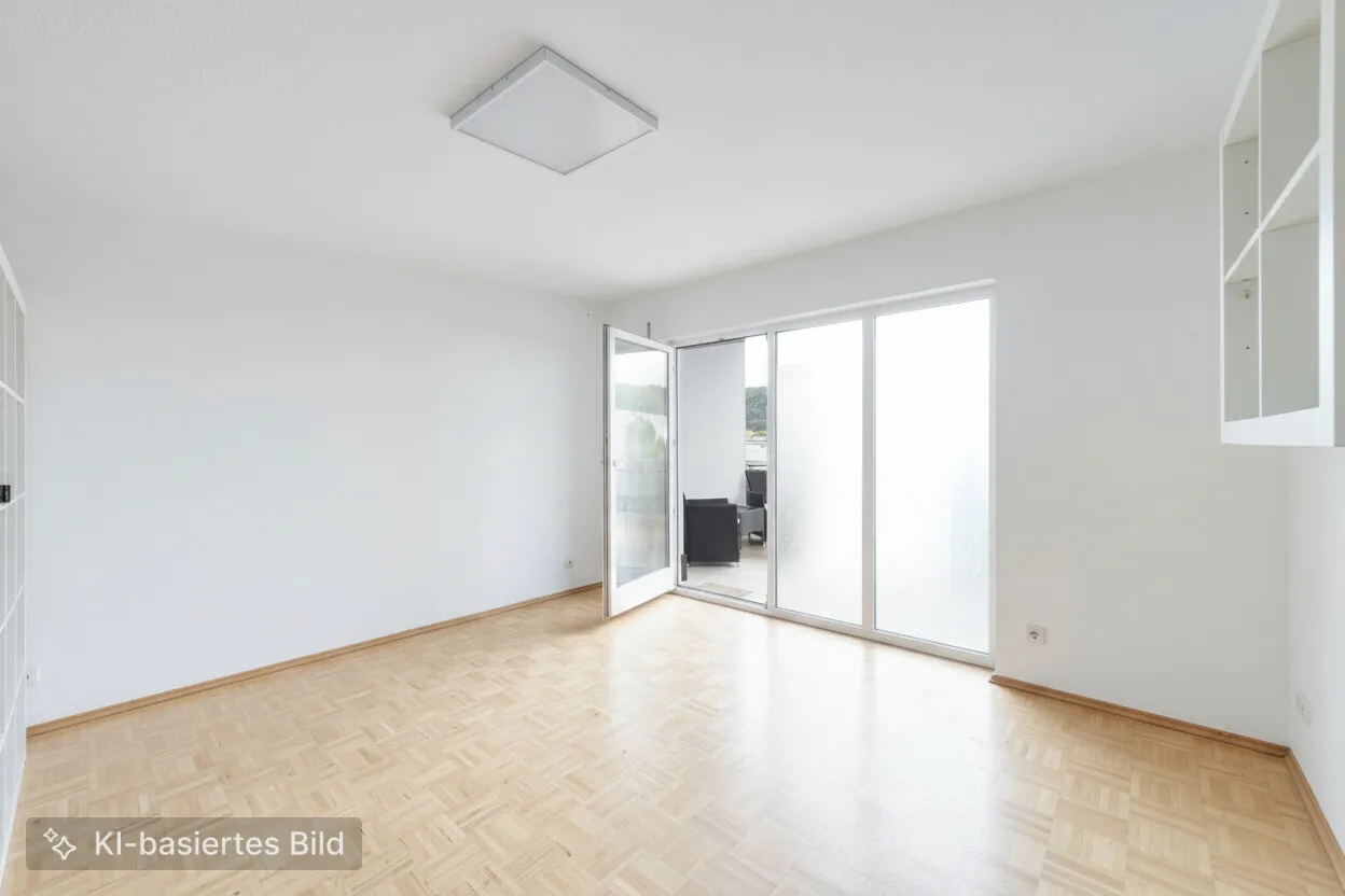 II OG: Schlafzimmer KI basiertes Bild