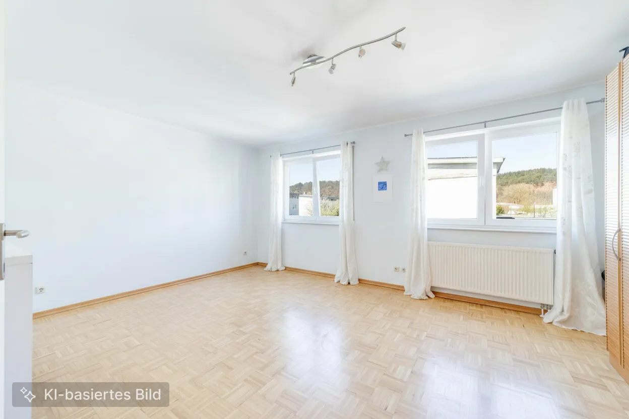 I OG: Schlafzimmer KI basiertes Bild