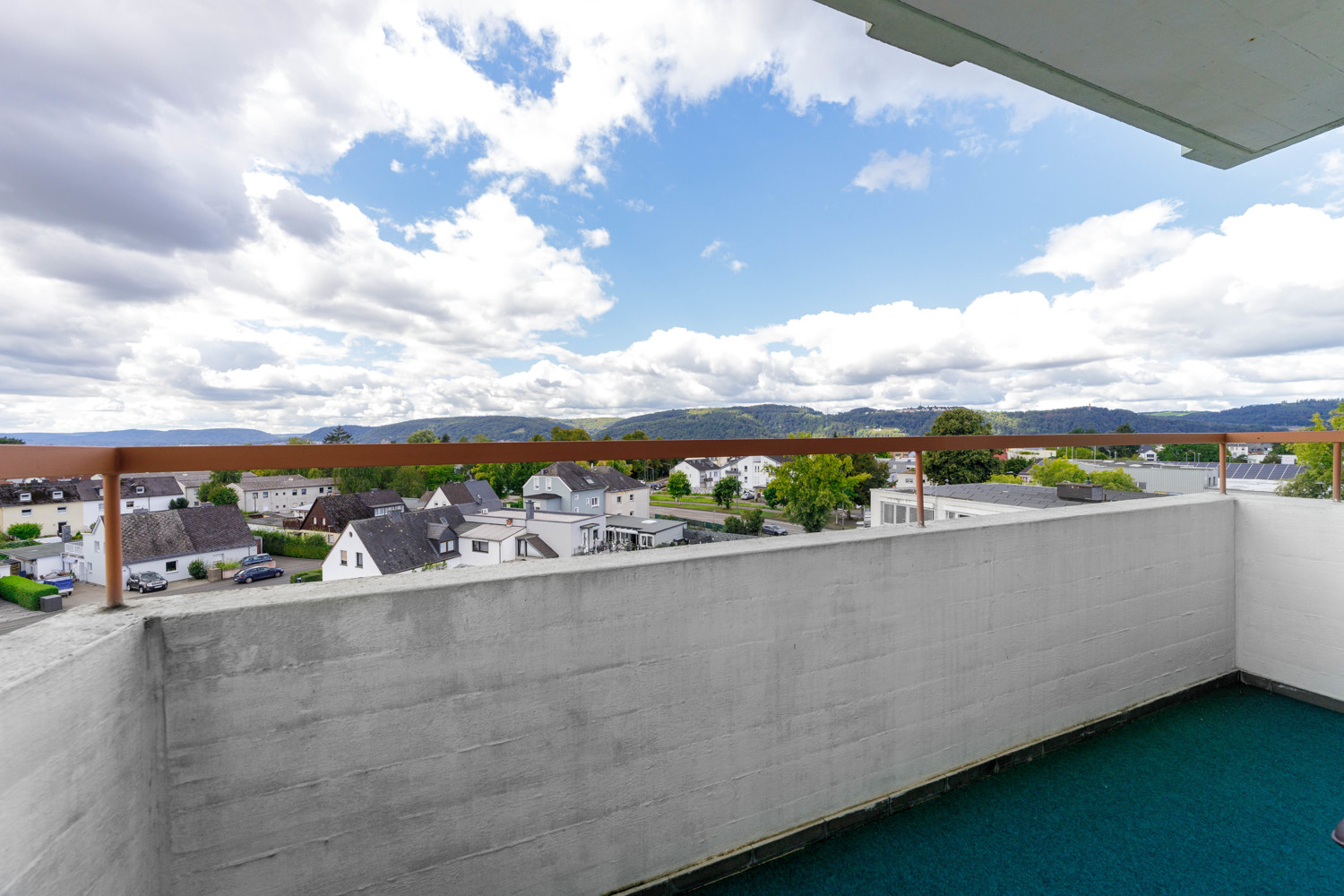 Balkon mit Südausrichtung