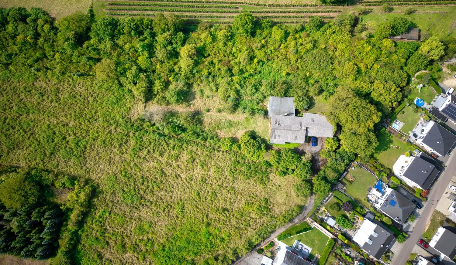 Luftaufnahme Grundstück