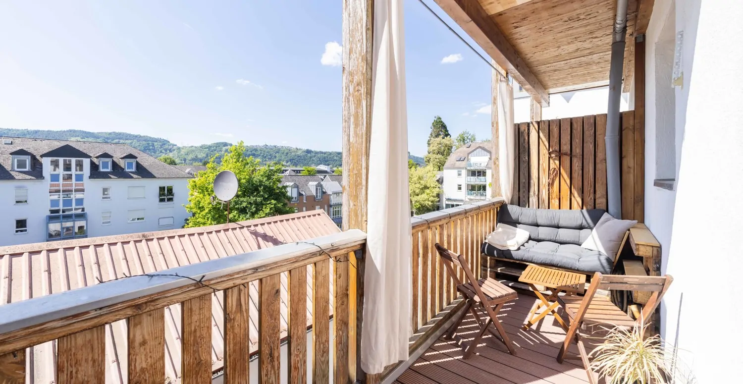 Balkon mit Ausblick Whg.2.OG