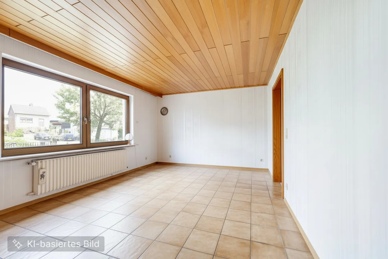 EG: Wohnzimmer - KI basiertes Bild