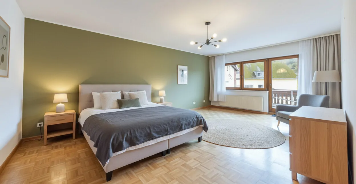 2. OG: Schlafzimmer - Visualisierung