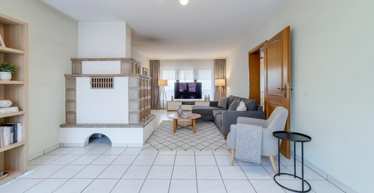 1. OG: Wohn-/Esszimmer - Visualisierung