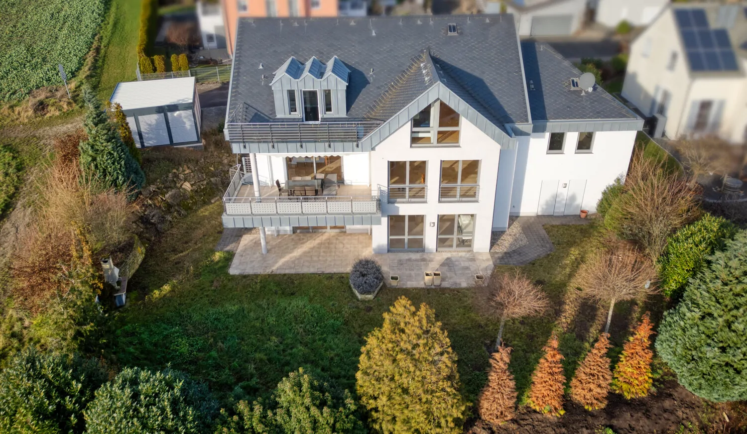 Luftaufnahme: Gartenansicht_