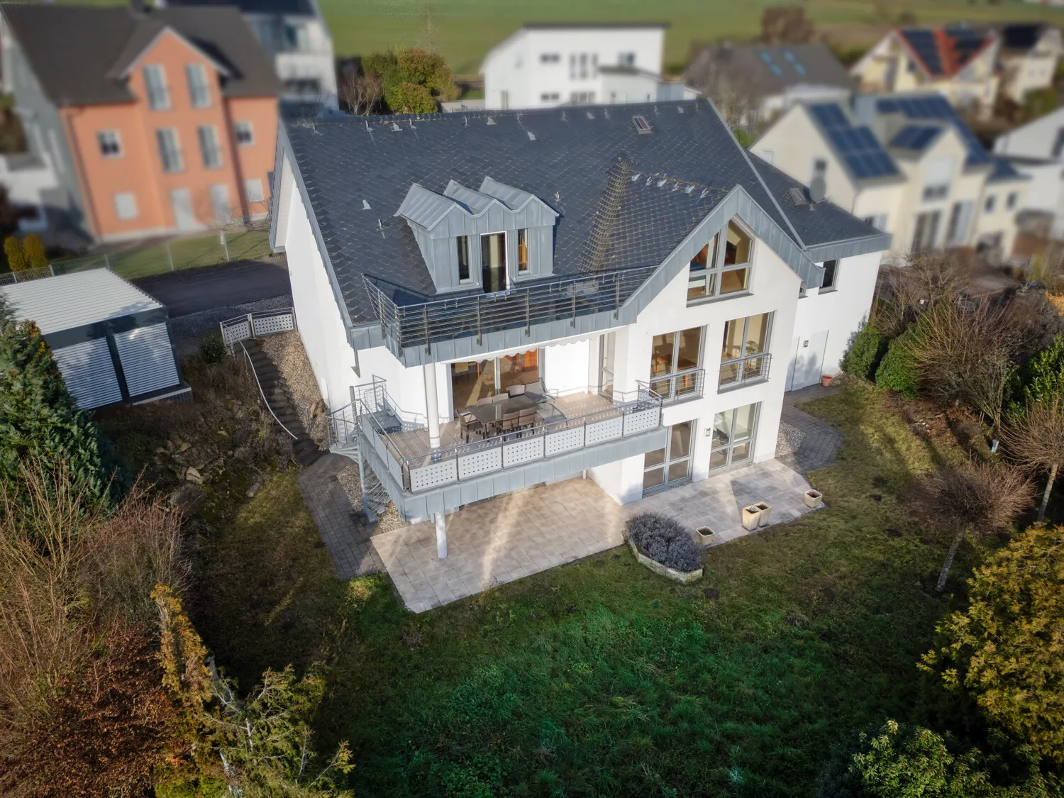 Luftaufnahme: Rückansicht_