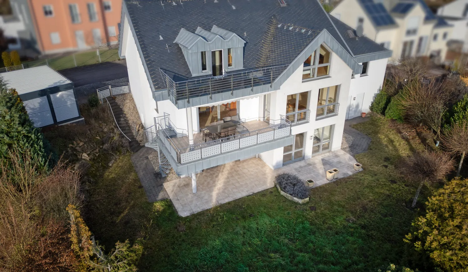 Luftaufnahme: Rückansicht_