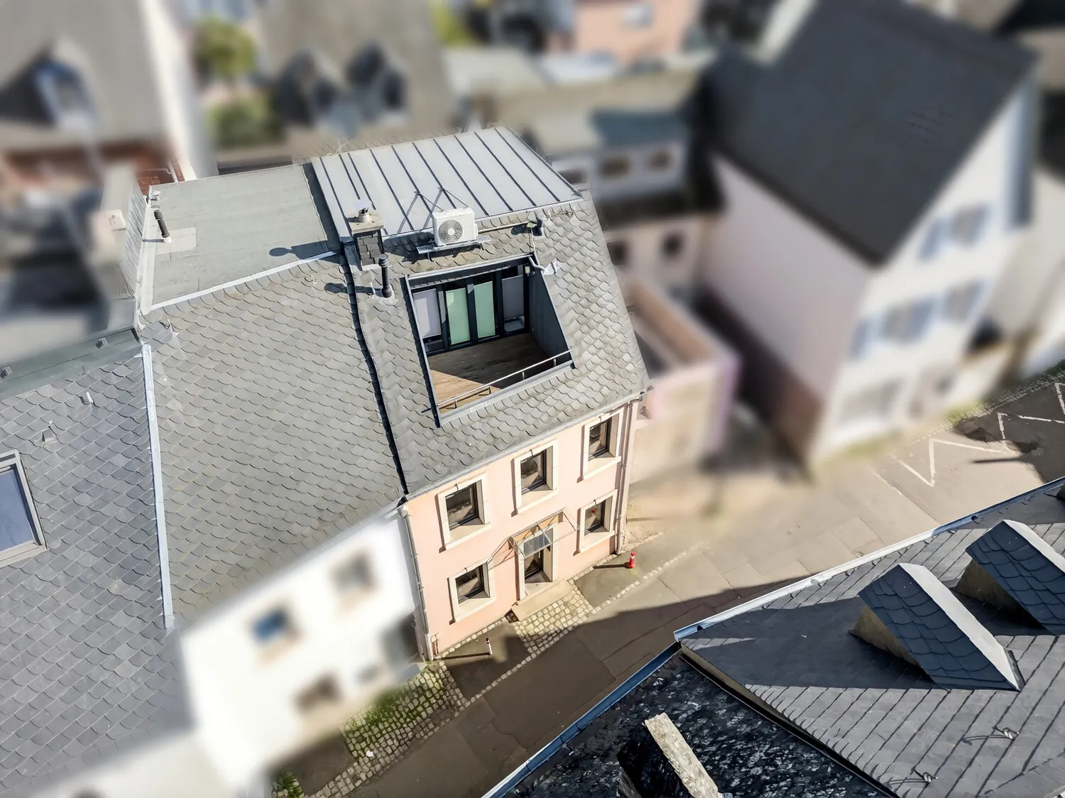 Luftaufnahme Vorderseite