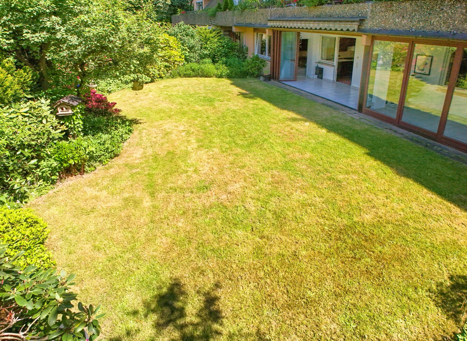 Gartenansicht von oben