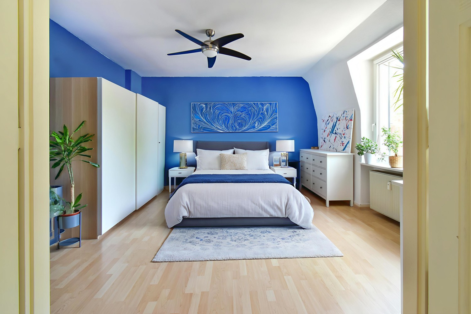 Schlafzimmer illustriert