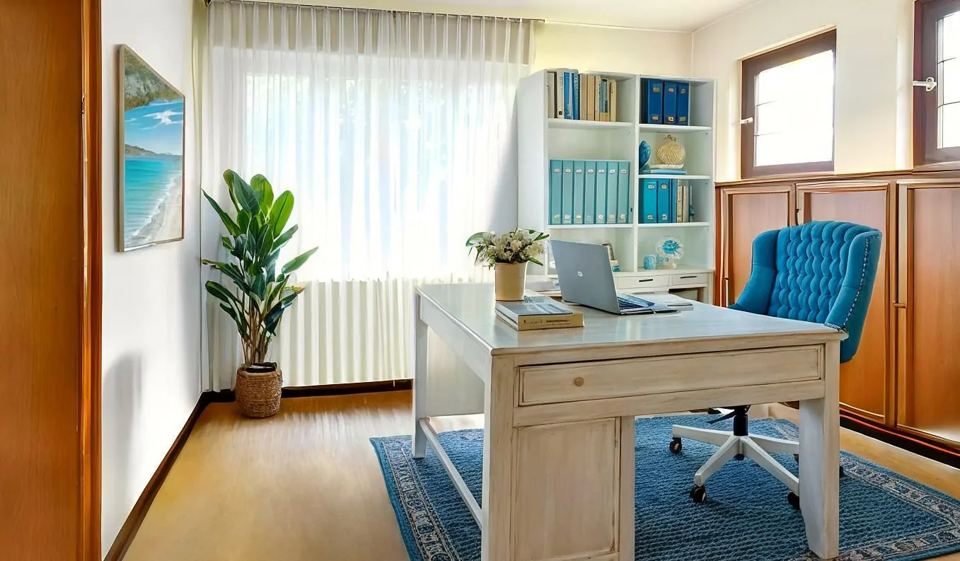 Büro Erdgeschoss illustriert