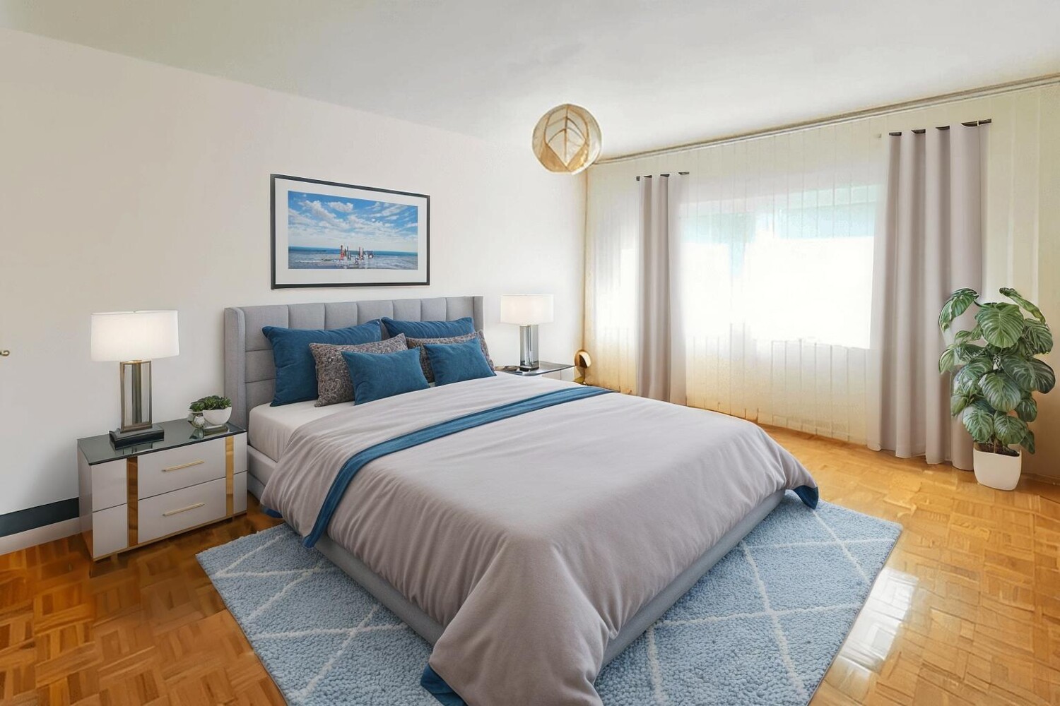Schlafzimmer illustriert