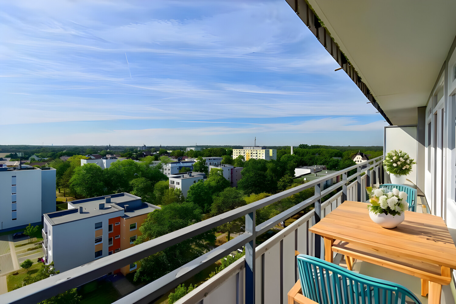 Balkon illustriert