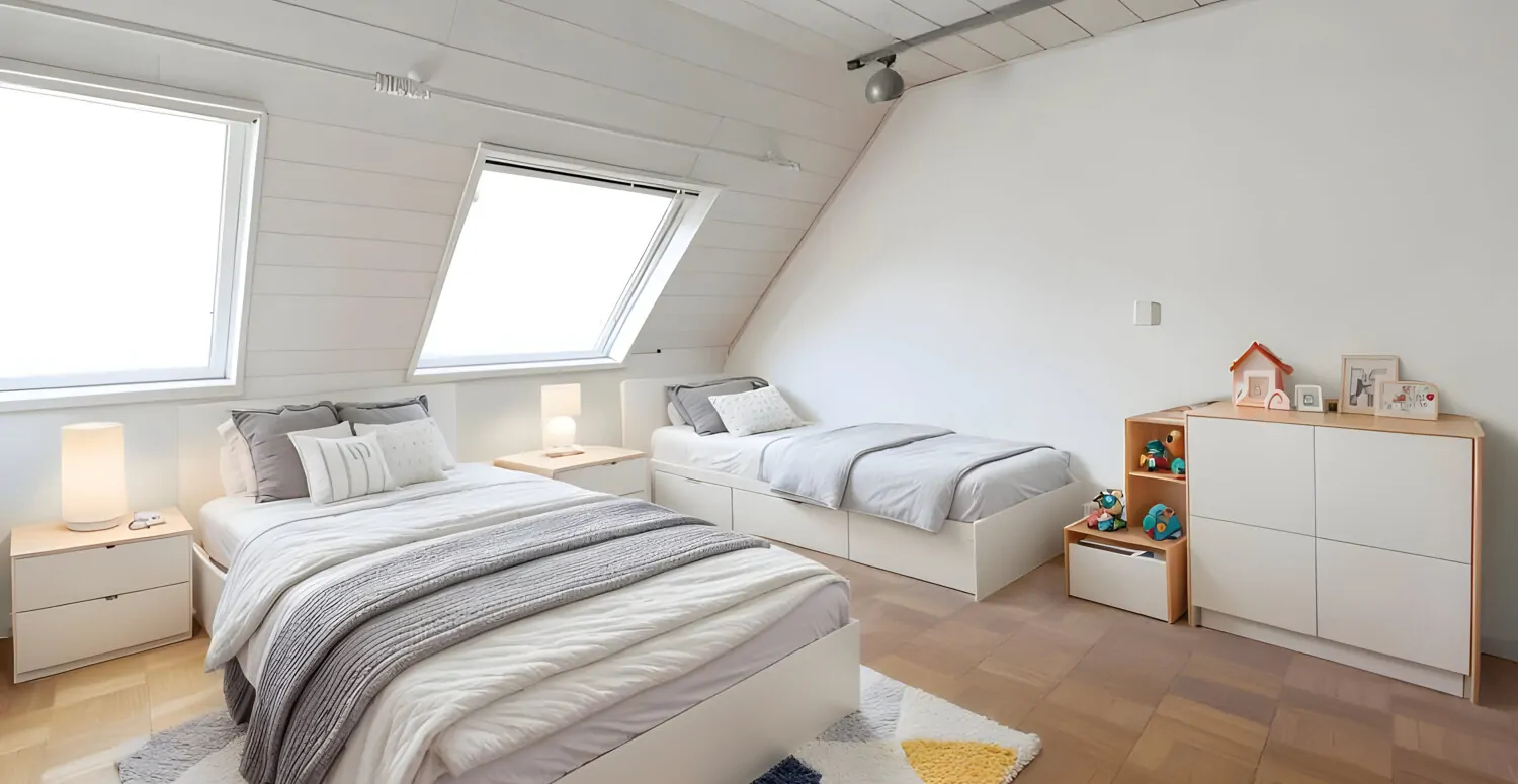 Kinderzimmer Obergeschoss illustriert