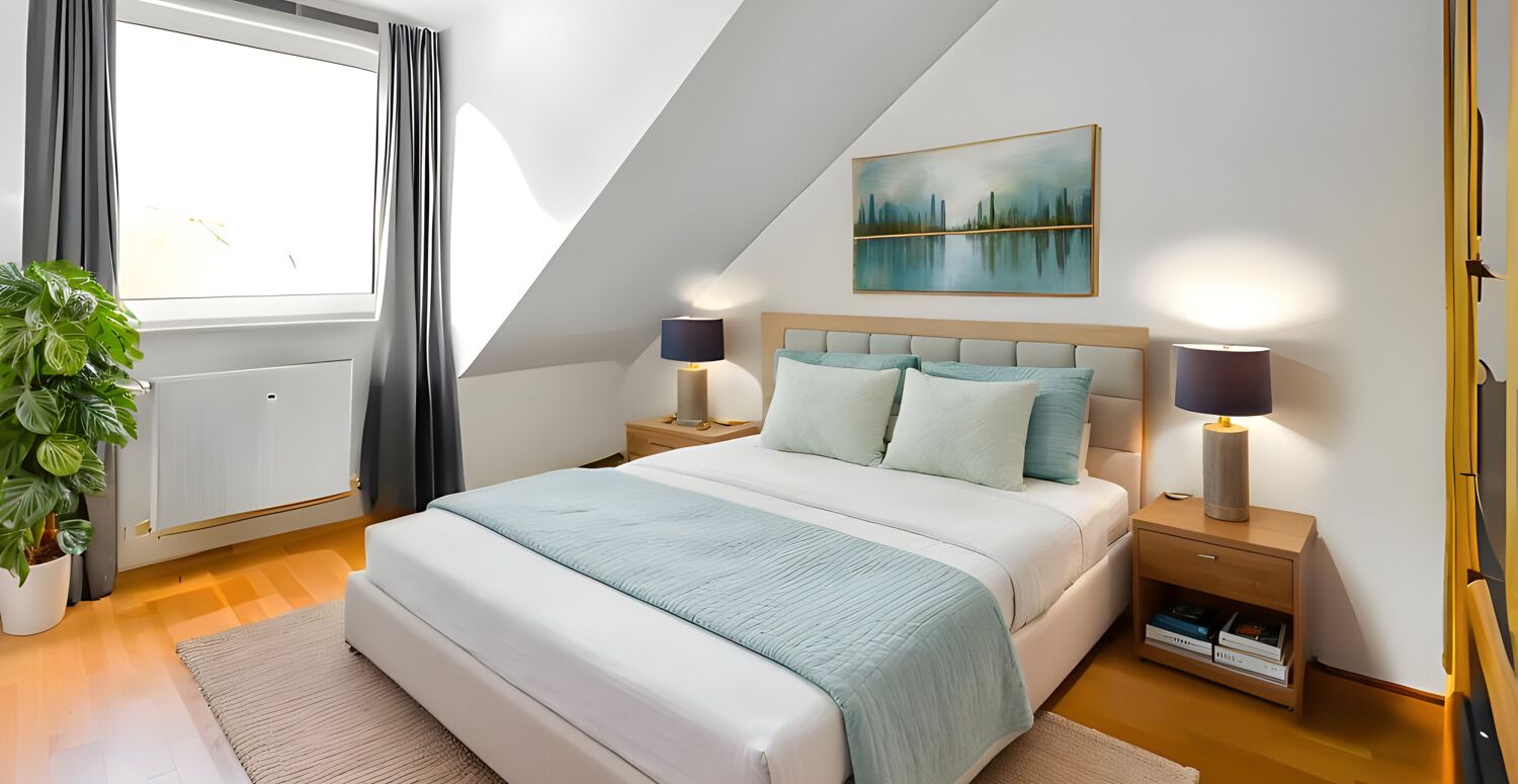 Schlafzimmer illustriert