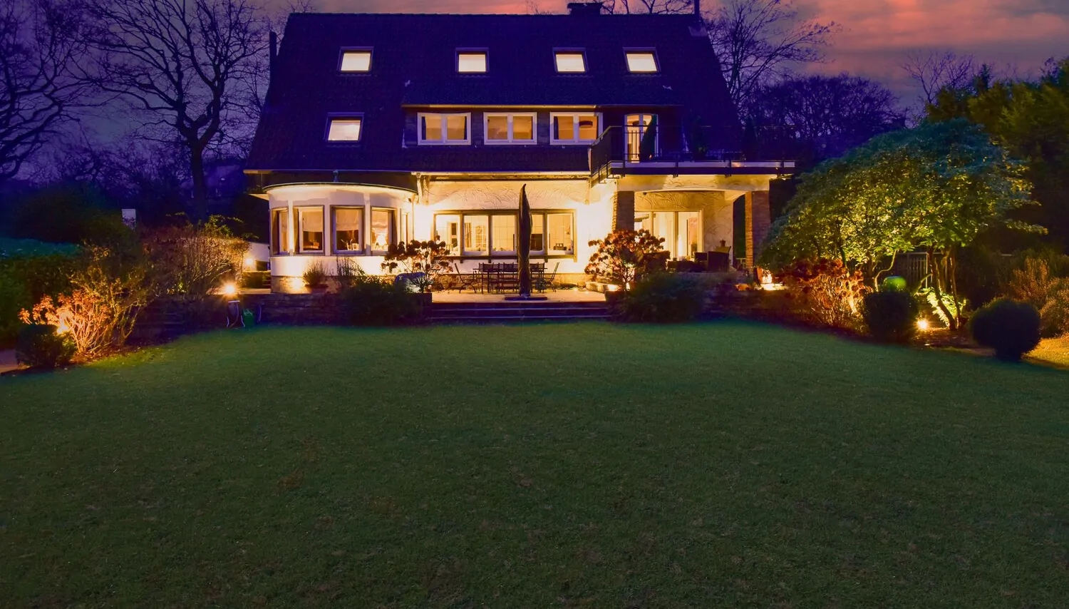 Außenaufnahme Sonnenuntergang