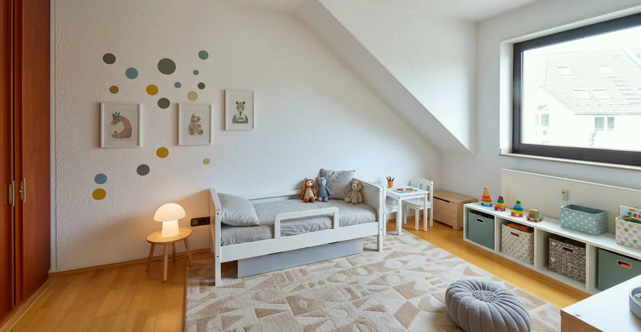 mögliches Kinderzimmer illustriert