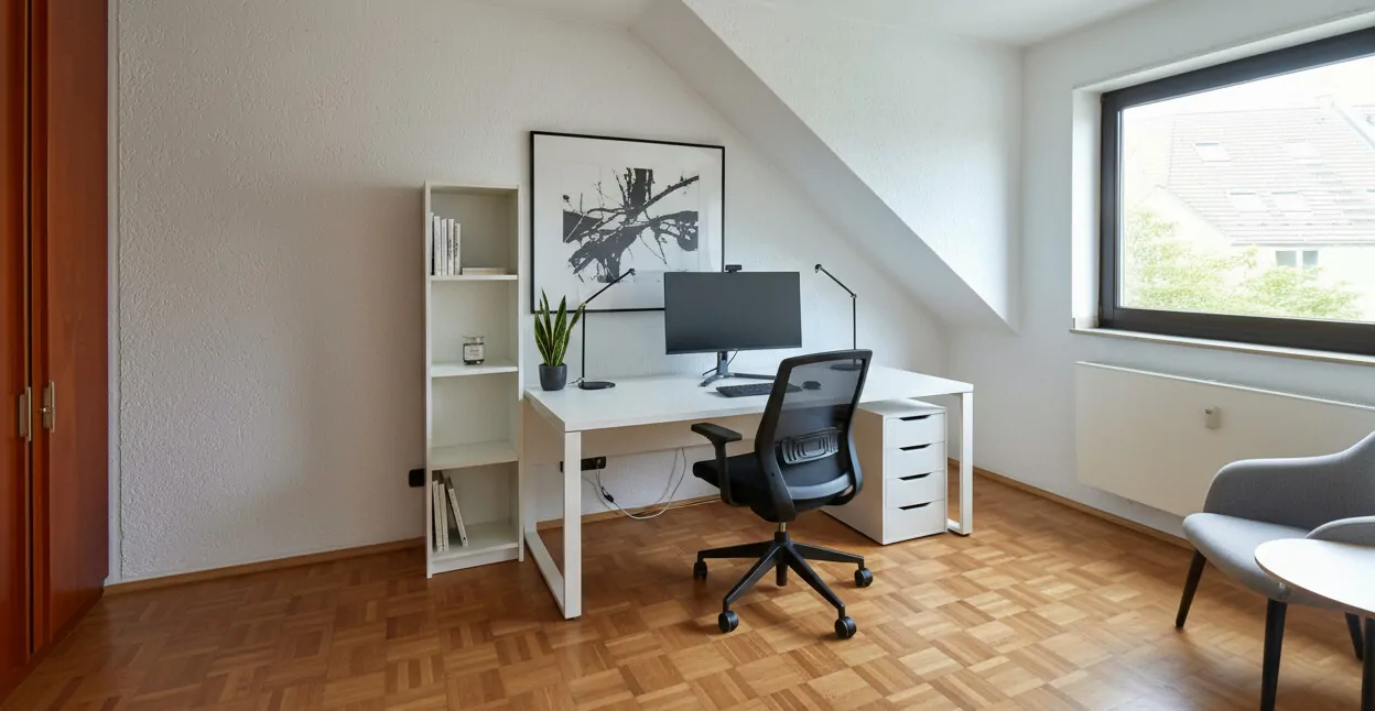 mögliches Arbeitszimmer illustriert