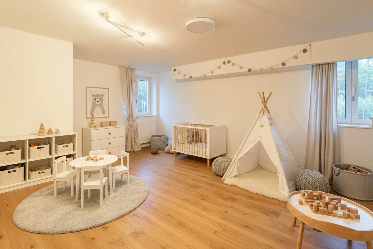 Kinderzimmer visualisiert