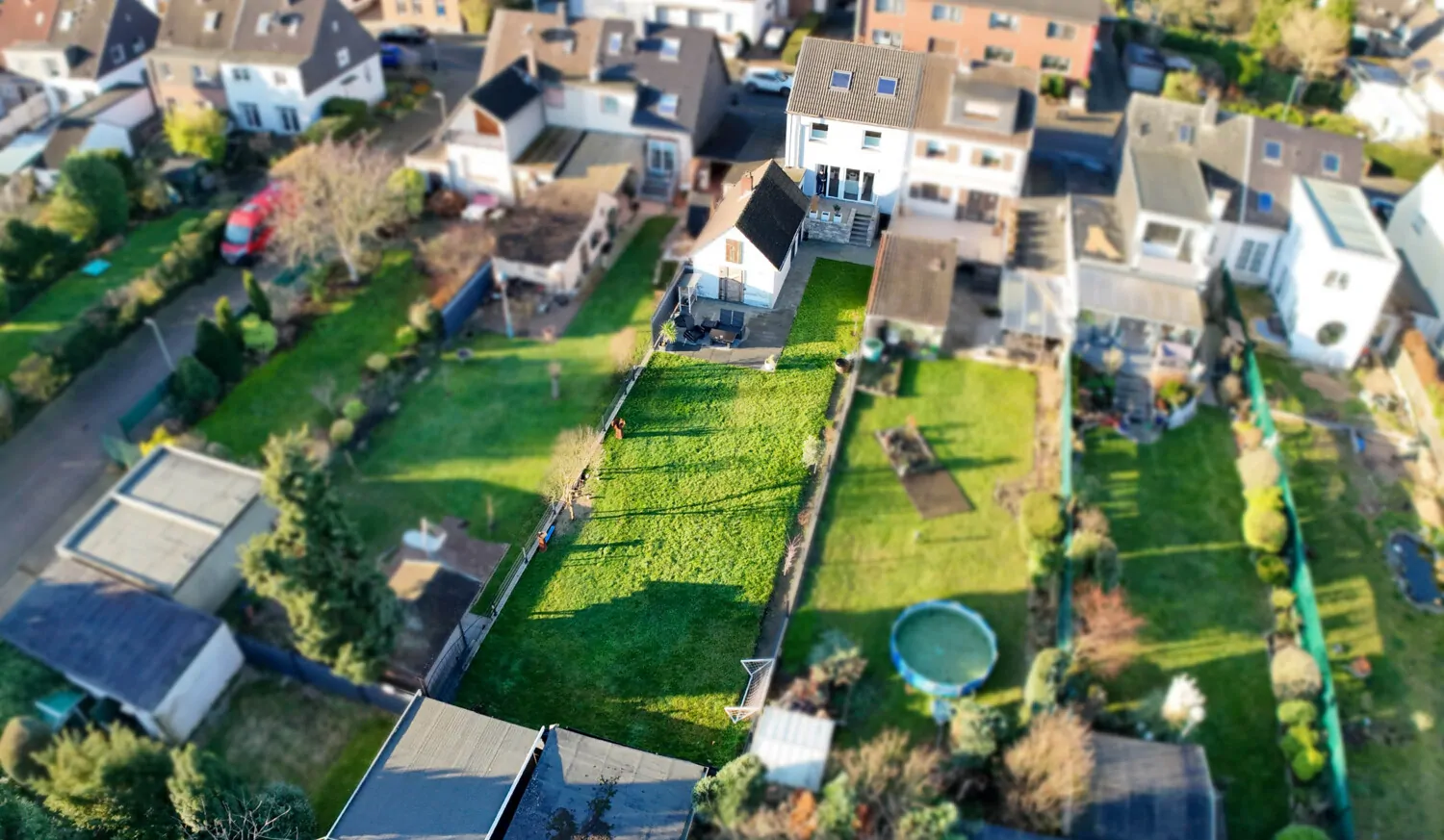 Grundstück von oben