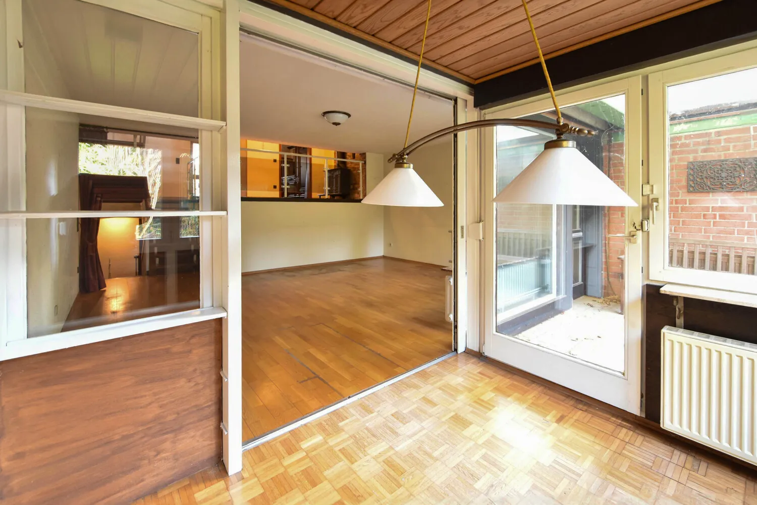 Wintergarten angrenzend zum Wohnzimmer