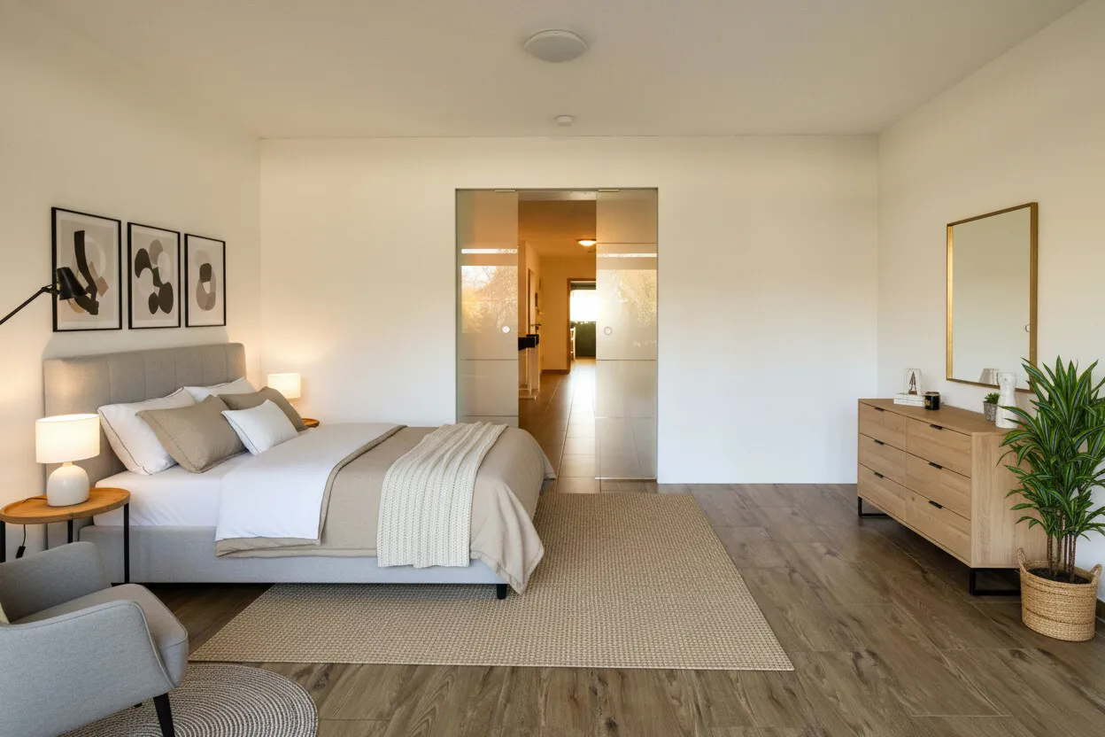 Schlafzimmer illustriert