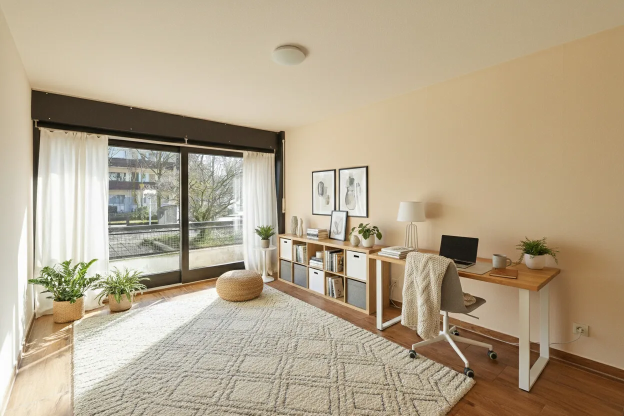 Arbeitszimmer illustriert