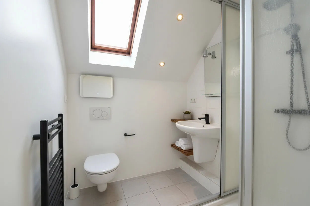 Duschbad Dachgeschoss illustriert