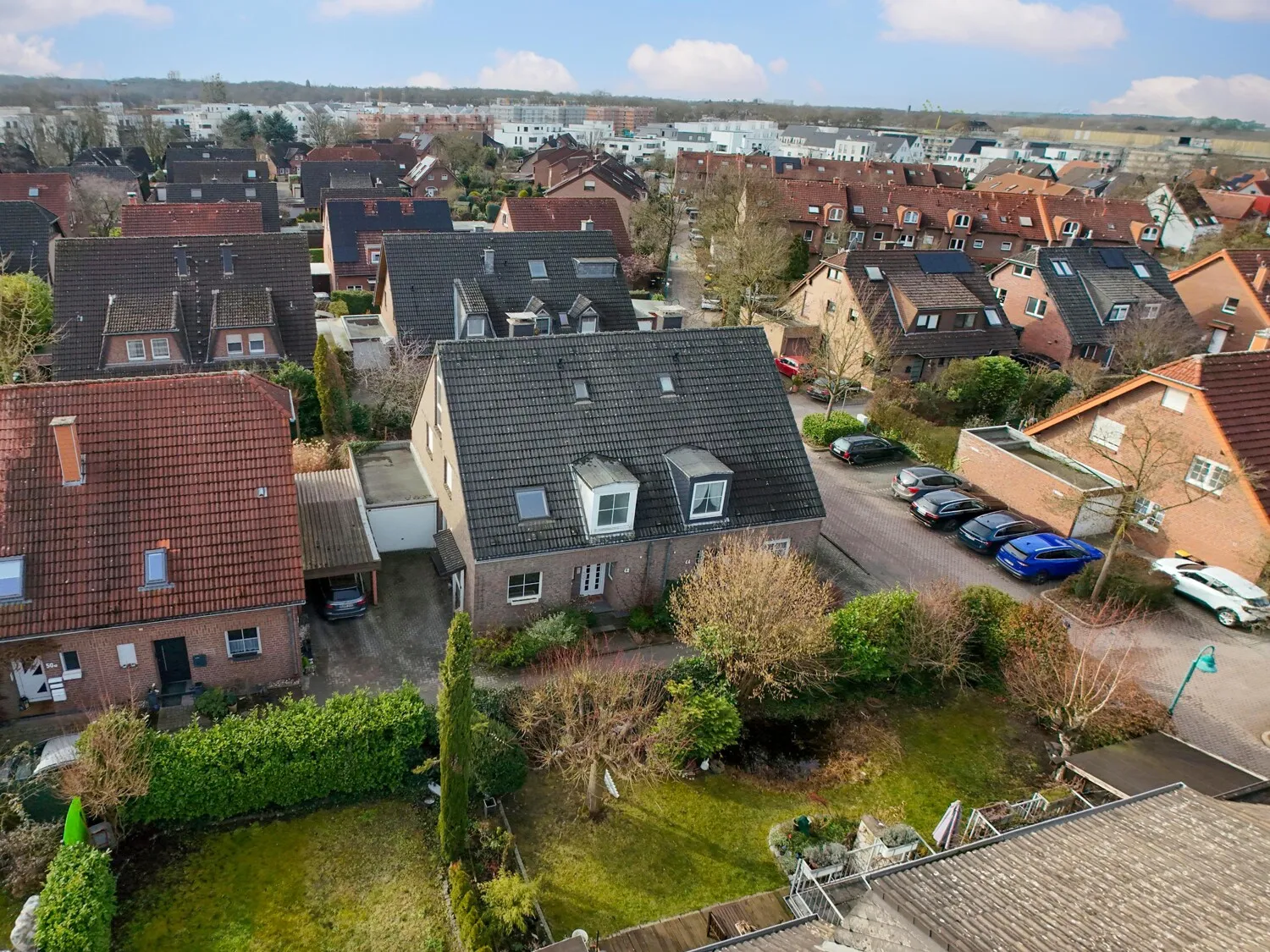 Hausansicht von oben