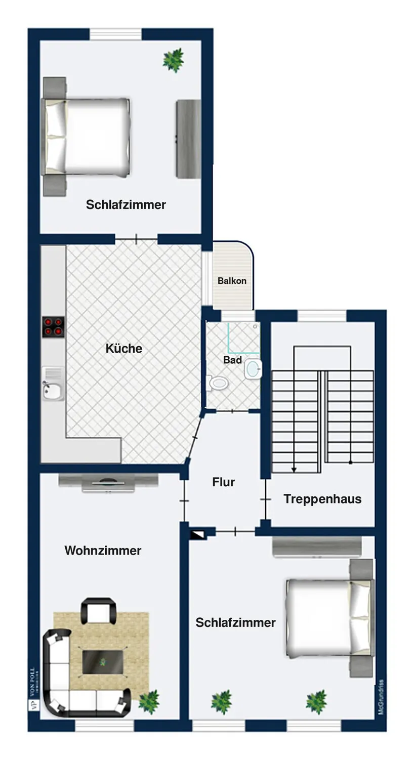 Grundriss 1. Obergeschoss
