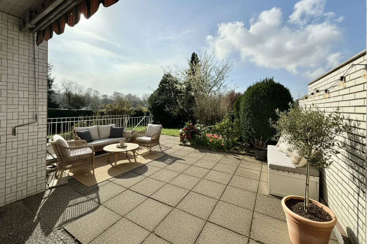Terrasse illustriert