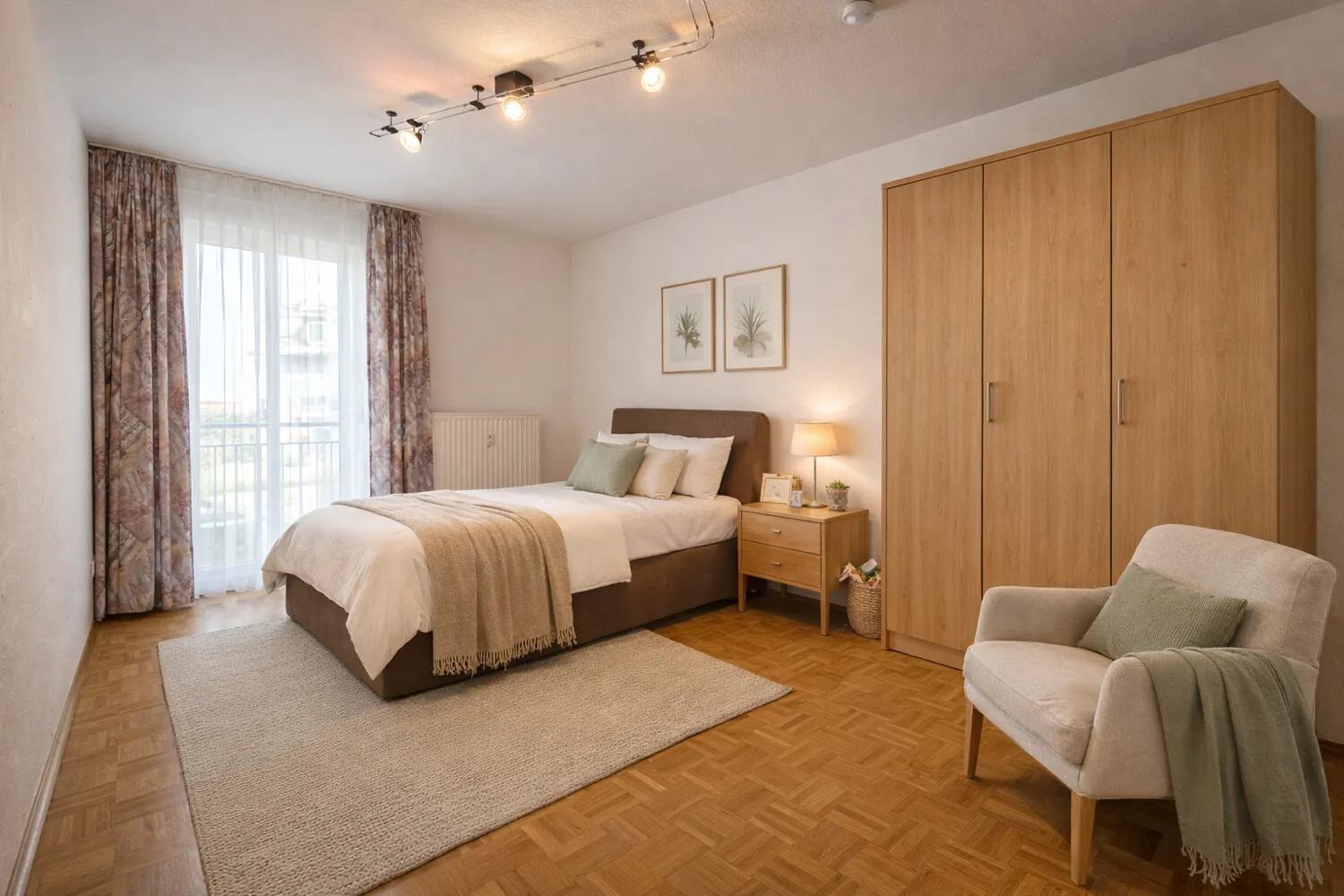 Schlafzimmer illustriert